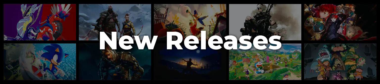 Upcoming Games Banner for PS5