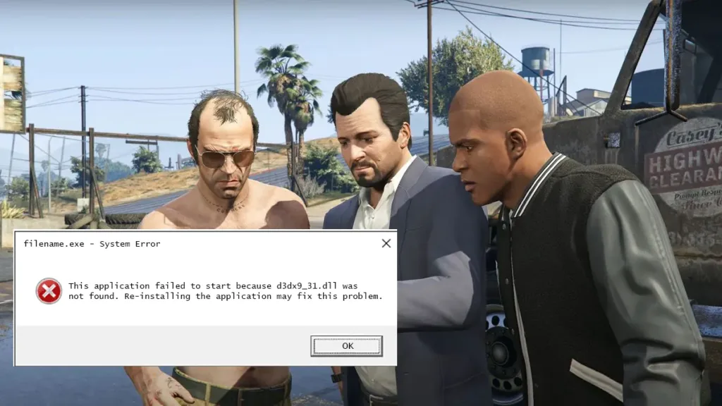 gta 5 d3dx9 fix