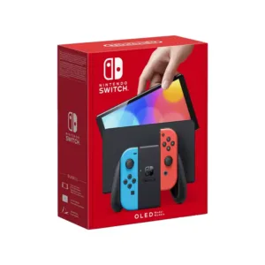 nintendo switch oled Neon blue red