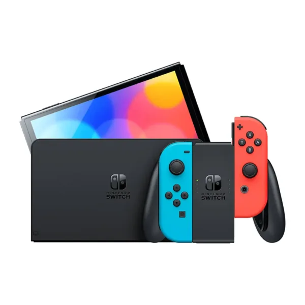 nintendo switch oled Neon blue red(2)