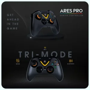 Cosmic Byte Ares Pro Wireless Gamepad for PC, Android, Ios and PS3 2 cosmic byte ares pro controller 24725