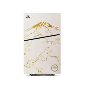 Sony PS5 Console Cover - Ghost of Yotei Gold Limited Edition for Slim Models 5 ghost of yotei ps5 slim console cover 21420