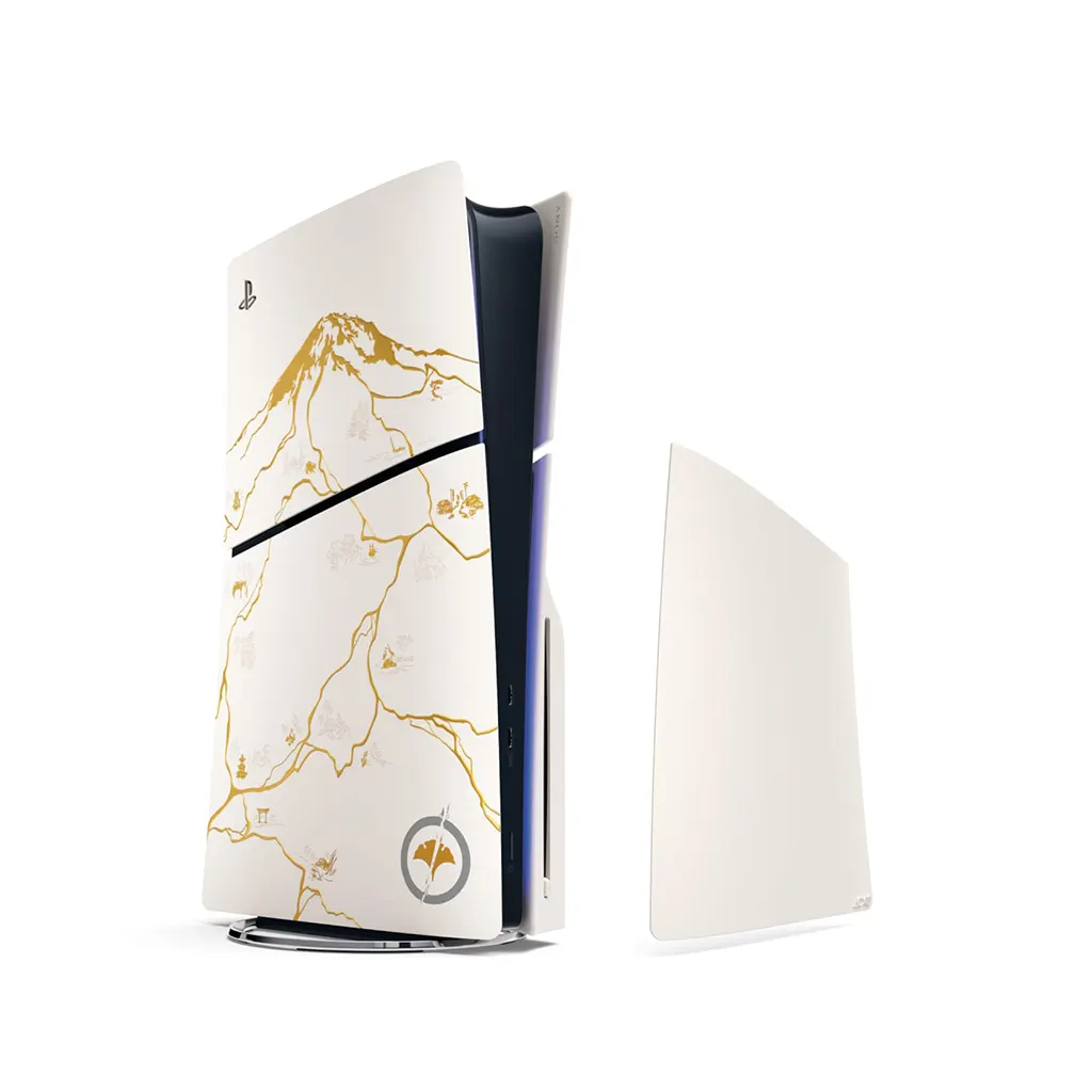 ghost-of-yotei-ps5-slim-console-cover-21421 ghost of yotei ps5 slim console cover 21421